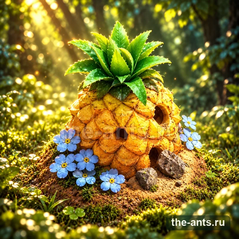 Ананасный домик