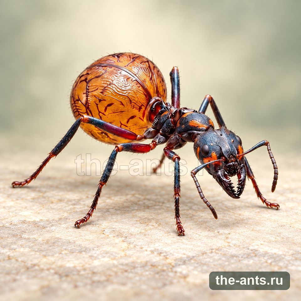 Янтарнобрюхий Муравей