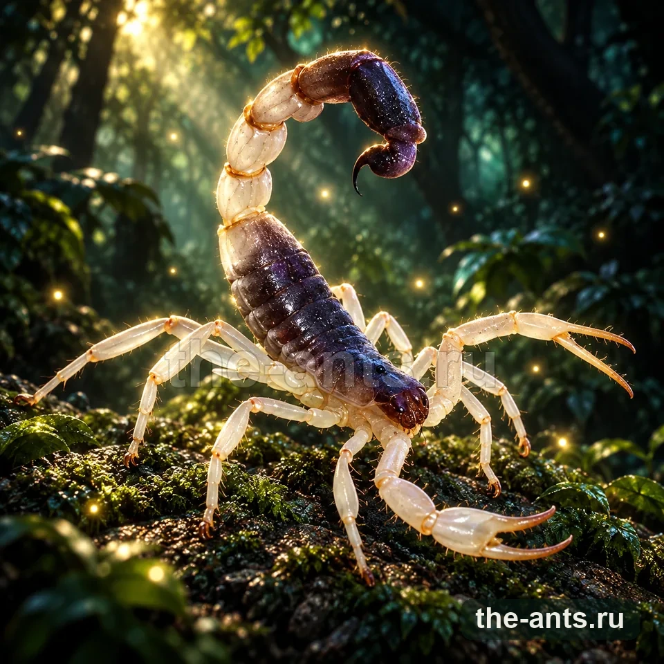 Флуоресцирующий Скорпион