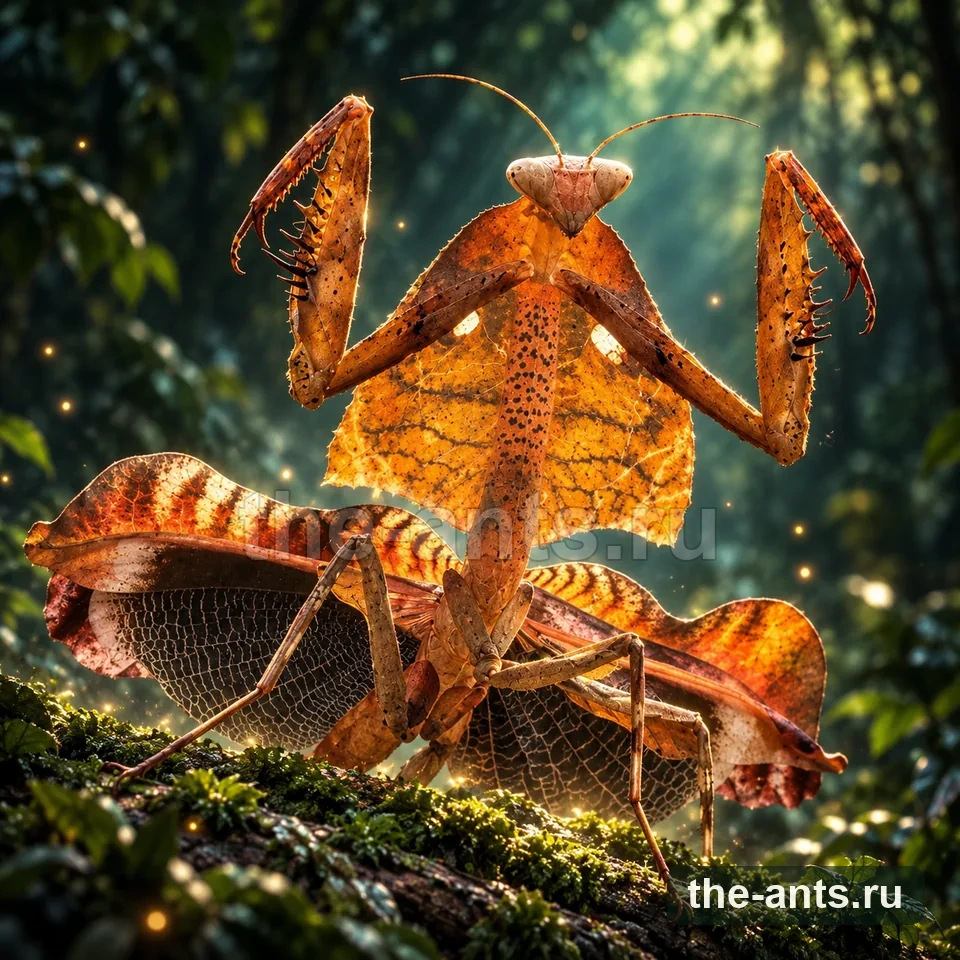 Богомол «мёртвый лист»