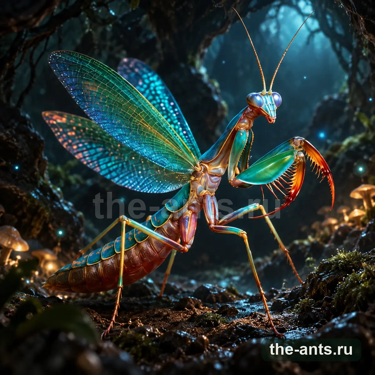 Лазурный Богомол